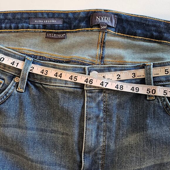NYDJ Aline Legging Jeans Medium Wash Plus Size 24W Casual Everyday - Picture 11 of 11